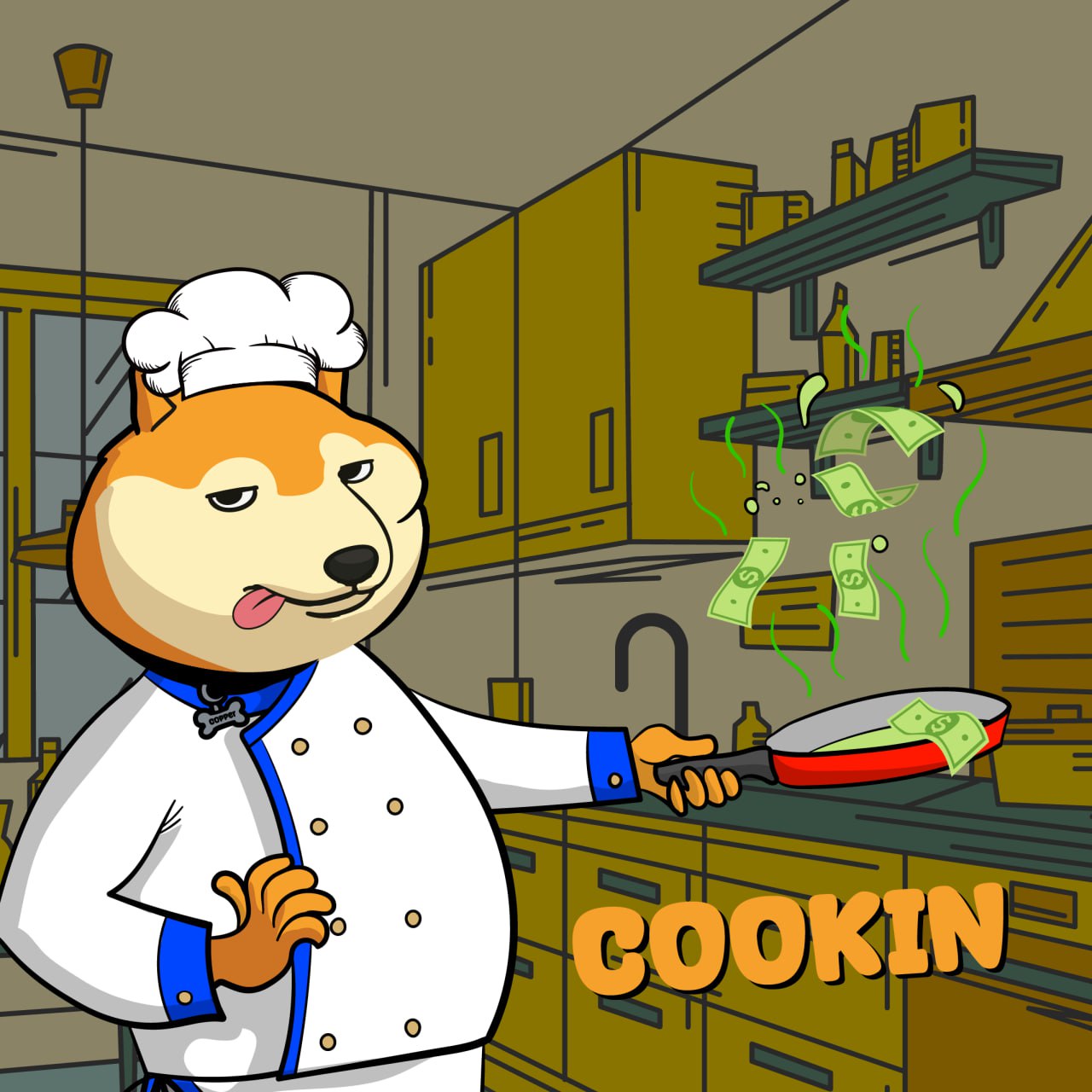 Copper as chef cooking money